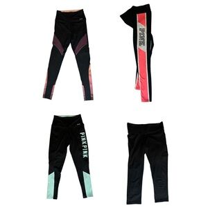 Bundle of Four Victoria’s Secret Pink Ultimate Leggings – Size XS